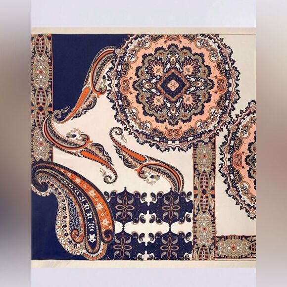 Paisley Print Headscarf S20 - Picture 2 of 3